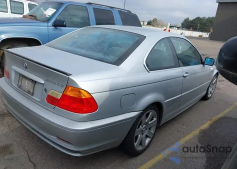 2001 BMW 325Ci из США, поврежденный, VIN WBABN33431JW59841